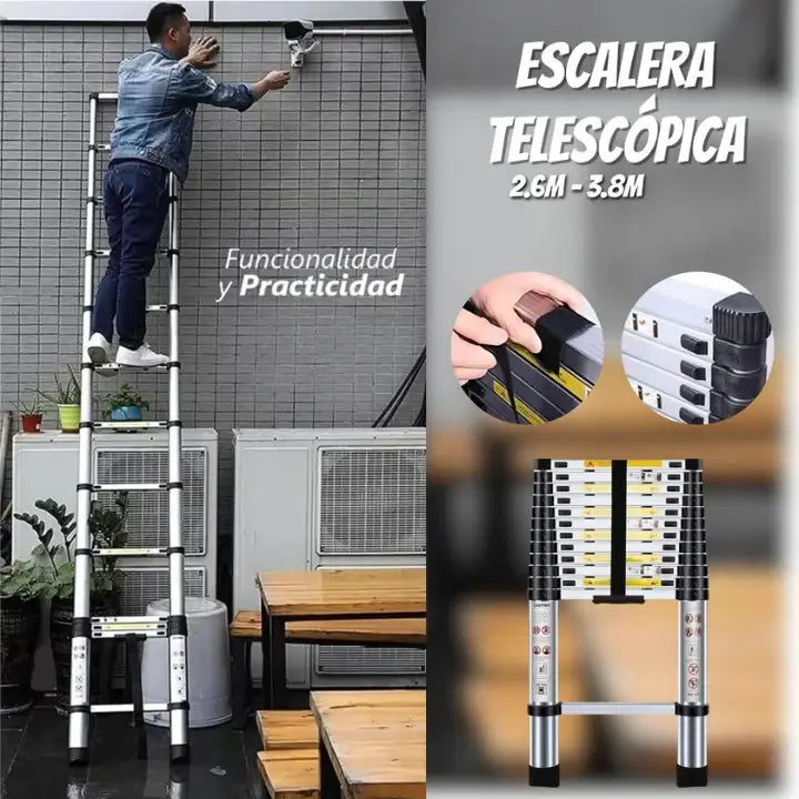 🪜 ¡La escalera profesional que cabe en cualquier rincón!