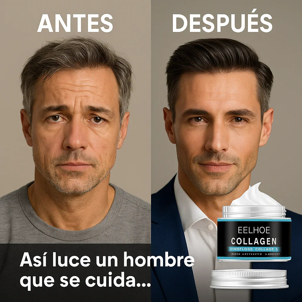 EELHOE – Crema Antiedad Masculina: 2x1 + 🎁2 Regalos Especiales + 🚚 Envio gratis